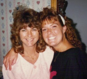 Me and Mom, back in the day!! Check out that BIG HAIR!!