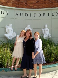 The girls and I at the Nutcracker