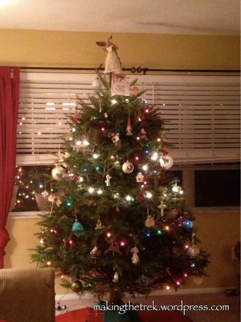 Our real Maine tree..in spite of the needles, I still love it!