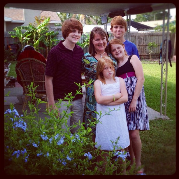 Last year. Just keepin' it real. Truly a favorite picture!!