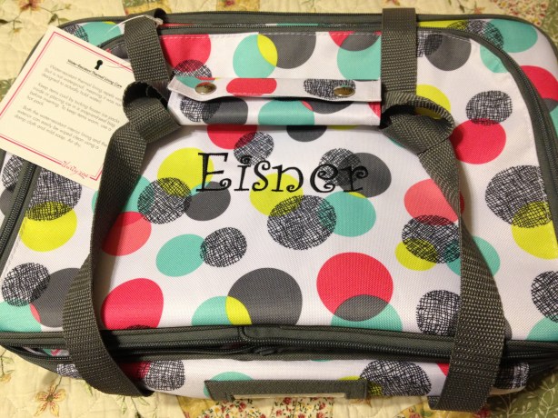 My great casserole dish bag from "Thirty One"..HMU if you want one, I'll put you in touch with Amanda!