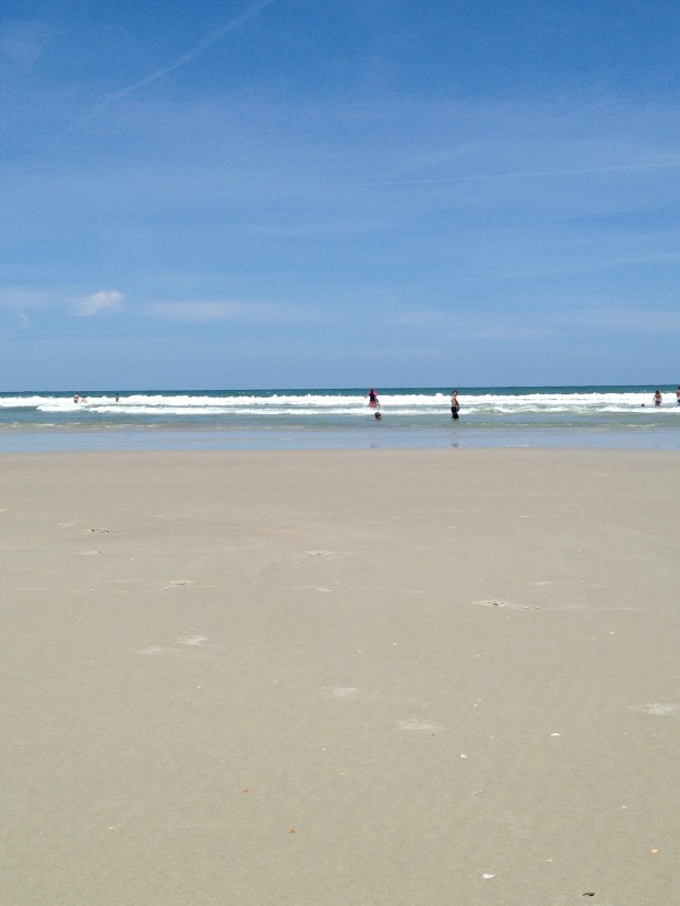 NSB.  Low tide.  Not to rough.