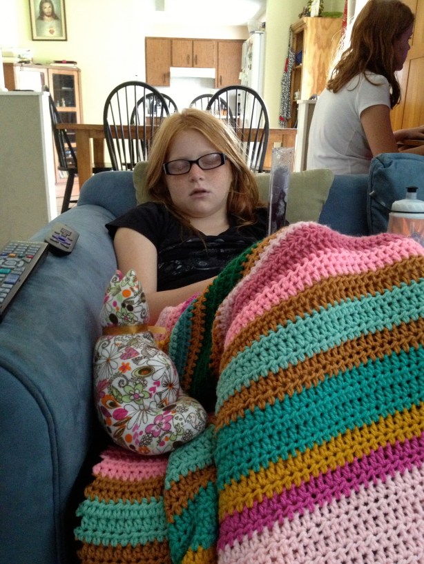 Sometimes you fall asleep with popsicle in hand after surgery