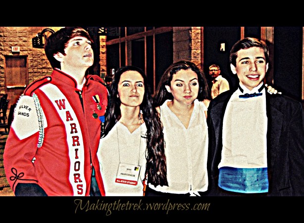 Silly faces=universal Fun friends at All-State.