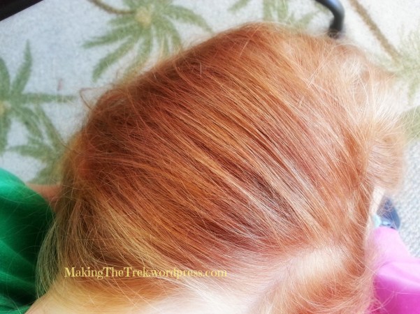 and you have to wade through lots of this lovely hair....