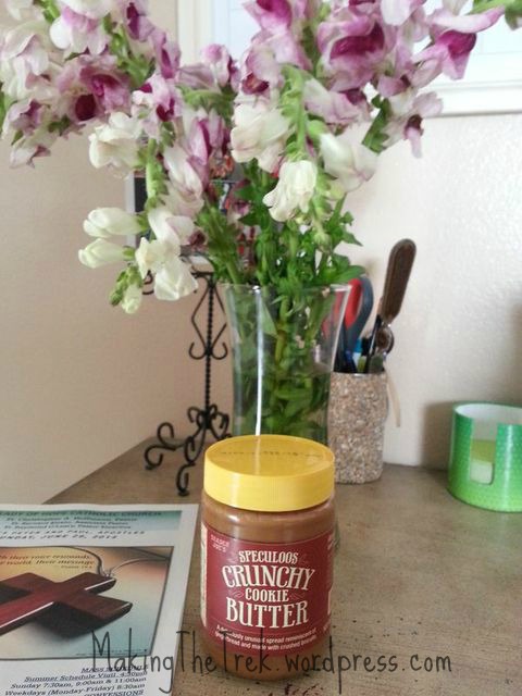 Some lovely snapdragons from our Trader Joe's trip..and some yumminess